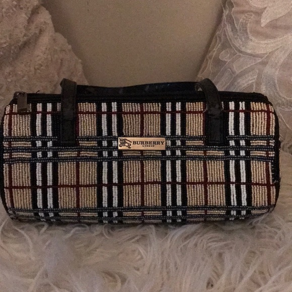 Burberry Bags Vintage Burberry Beaded Barrel Shoulder Bag Poshmark